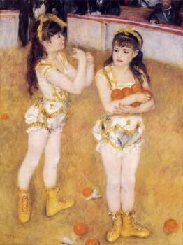 Pierre Auguste Renoir : Acrobats at the Cirque Fernando